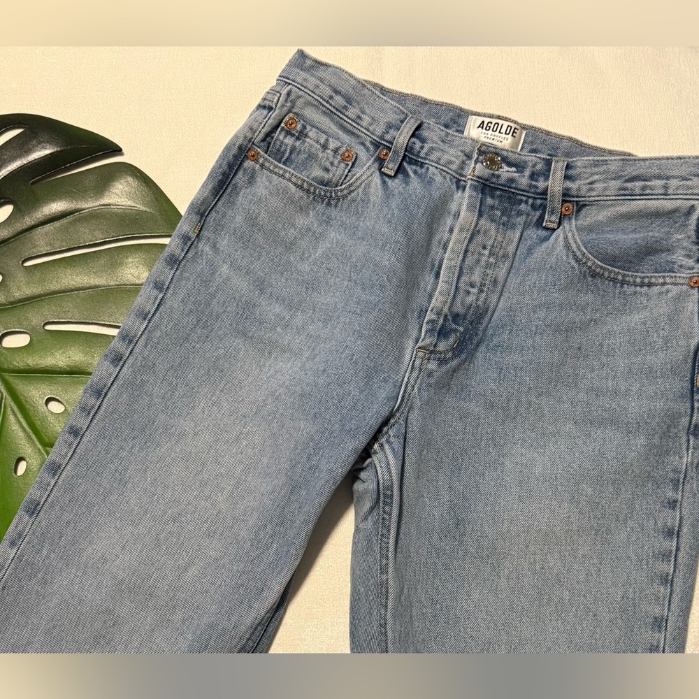 Agolde 90’s Pinch Waist High Rise Straight Jeans - Picture 5 of 9